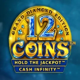 12 Coins Grand Diamond Edition slot logo by Wazdan at Qbet Casino
