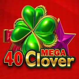 40 Mega Clover online game logo by Amusnet Interactive on qbet-online.com