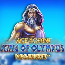 Age Of The Gods: King of Olympus Megaways logo by Origins at Qbet Casino