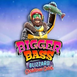 Bigger Bass Blizzard Christmas Catch slot visual from Pragmatic Play available on qbet-online.com