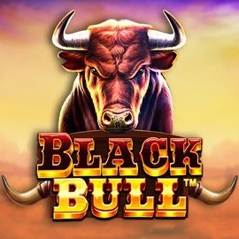 Black Bull slot logo by Pragmatic Play at Qbet Casino
