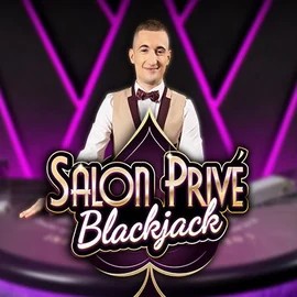 Blackjack Salon Privé logo by Ezugi at Qbet Casino