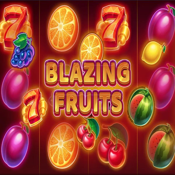 Blazing Fruits logo by Inbet Games Qbet Casino