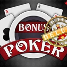 Try Bonus Poker Deluxe - 3 Hands slot by RTG (Reel Time Gaming) on qbet-online.com – logo image