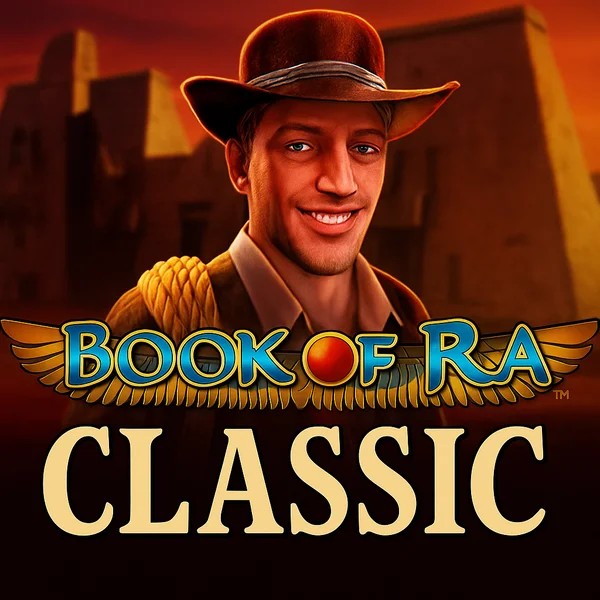 Try Book of Ra Classic slot by Novomatic on qbet-online.com – logo image