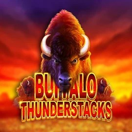 Buffalo Thunderstacks logo by Amatic Industries Qbet Casino