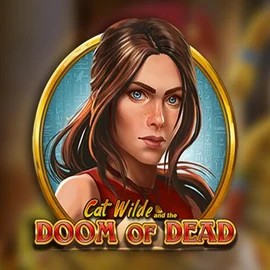 Official Slots logo: Cat Wilde and the Doom of Dead by Play'n GO at Qbet Casino