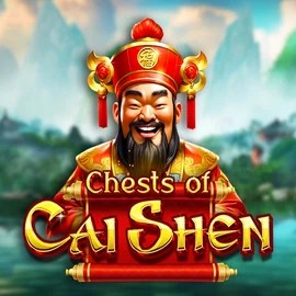 Slots logo of Chests of Cai Shen from Pragmatic Play at Qbet Casino