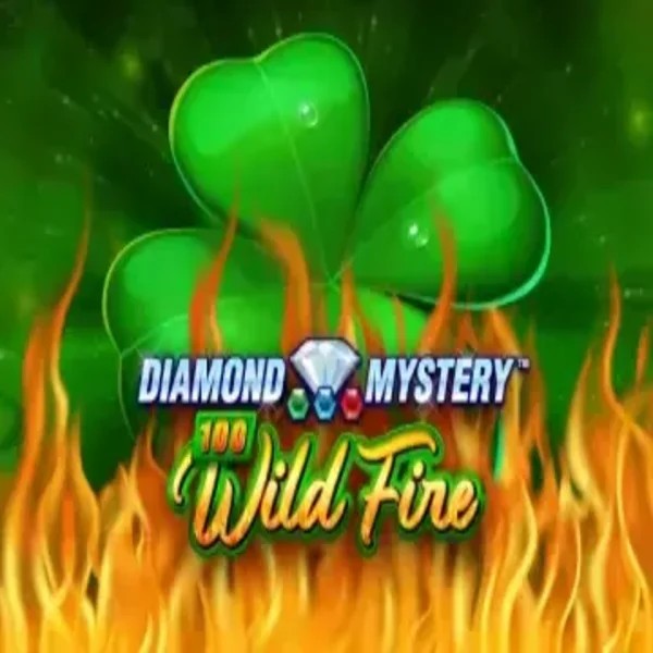Diamond Mystery 100 Wild Fire by Greentube, showcased at qbet-online.com – game logo