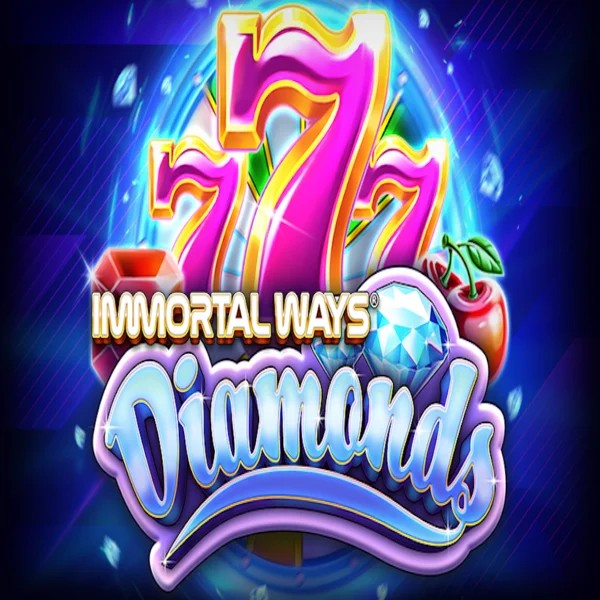 Official Slots logo: Immortal Ways Diamonds by RubyPlay at Qbet Casino