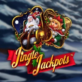 Try Jingle Jackpots slot by Dragon Gaming on qbet-online.com – logo image
