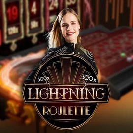 Lightning Roulette slot visual from Evolution available on qbet-online.com