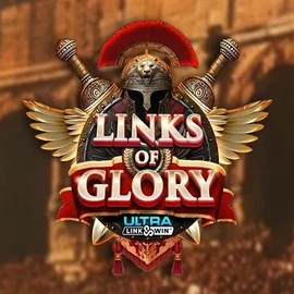 Slots logo of Links of Glory from Slingshot Studios at Qbet Casino