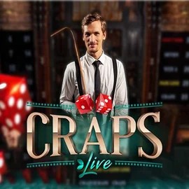 Live Craps slot icon by Evolution, available at Qbet Casino