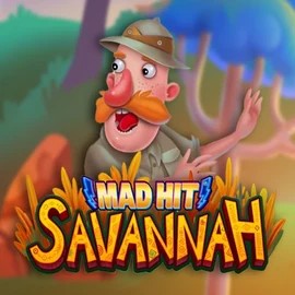 Mad Hit Savannah logo by RubyPlay at Qbet Casino