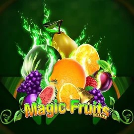 Magic Fruits Deluxe game by Wazdan – logo hosted on Qbet Casino