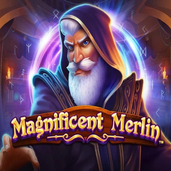 Magnificent Merlin slot icon by Greentube, available at Qbet Casino