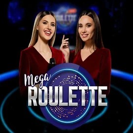 Mega Roulette slot visual from Pragmatic Play available on qbet-online.com