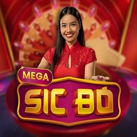 Mega Sic Bo online game logo by Pragmatic Play on qbet-online.com