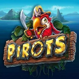 Pirots online game logo by ELK Studios on qbet-online.com
