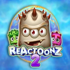 Reactoonz 2 game by Play'n GO – logo hosted on Qbet Casino