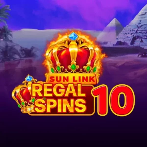 Regal Spins 10 game by PatePlay – logo hosted on Qbet Casino