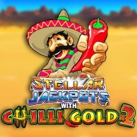 Stellar Jackpots with Chilli Gold x2 logo by Lightning Box Game at Qbet Casino