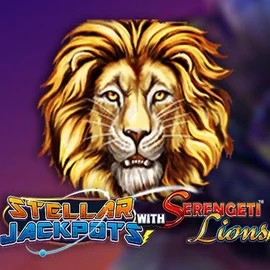 Stellar Jackpots with Serengeti Lions game by Lightning Box Game – logo hosted on Qbet Casino