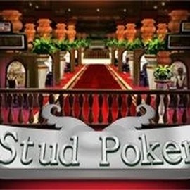 Stud Poker 3D slot logo by iSoftBet at Qbet Casino