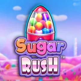 Sugar Rush game by Pragmatic Play – logo hosted on Qbet Casino