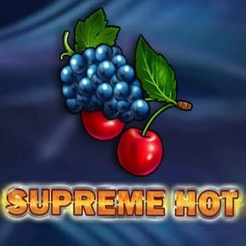 Supreme Hot slot logo by Amusnet Interactive at Qbet Casino
