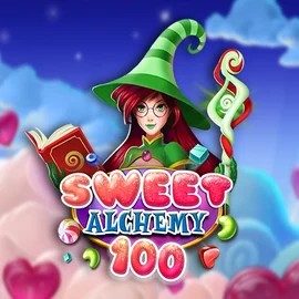 Sweet Alchemy 100 online game logo by Play'n GO on qbet-online.com