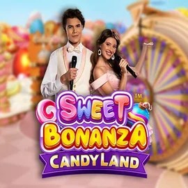 Sweet Bonanza Candy Land Live slot visual from Pragmatic Play available on qbet-online.com