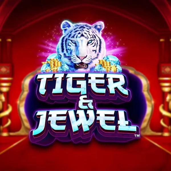 Tiger and Jewel slot visual from Greentube available on qbet-online.com