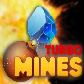 Turbo Mines logo – Casino Games by Turbo Games at Qbet Casino