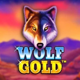 Wolf Gold logo by Pragmatic Play at Qbet Casino